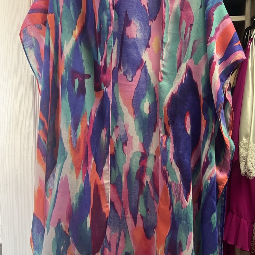 Colorful Abstract Women's Top